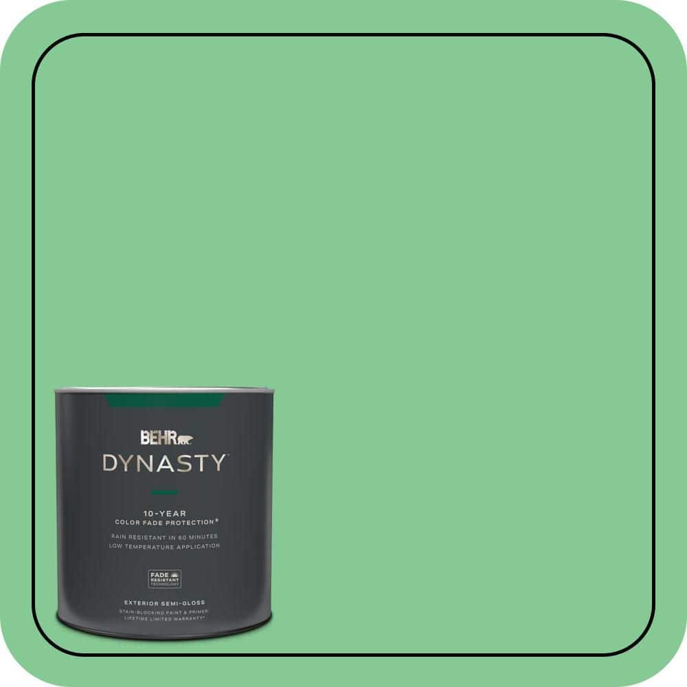 BEHR DYNASTY 1 qt. #P400-4 Good Luck Semi-Gloss Enamel Exterior Stain-Blocking Paint & Primer