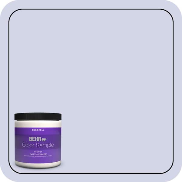 BEHR PREMIUM PLUS 8 oz. #T12-17 Violet Water Eggshell Enamel Interior Paint & Primer Color Sample (2)