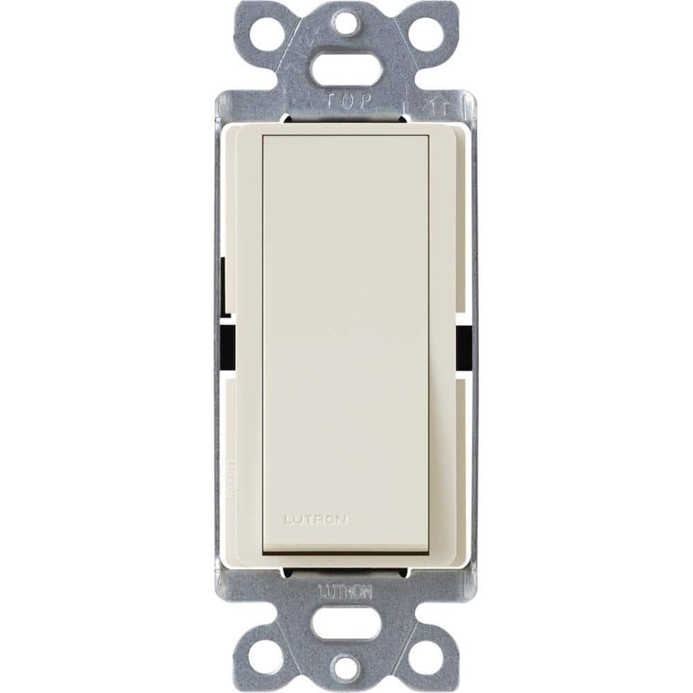 Lutron Claro On/Off Switch with Locator Light, 15-Amp/4-Way, (SC-4PSNL-BI) (1)