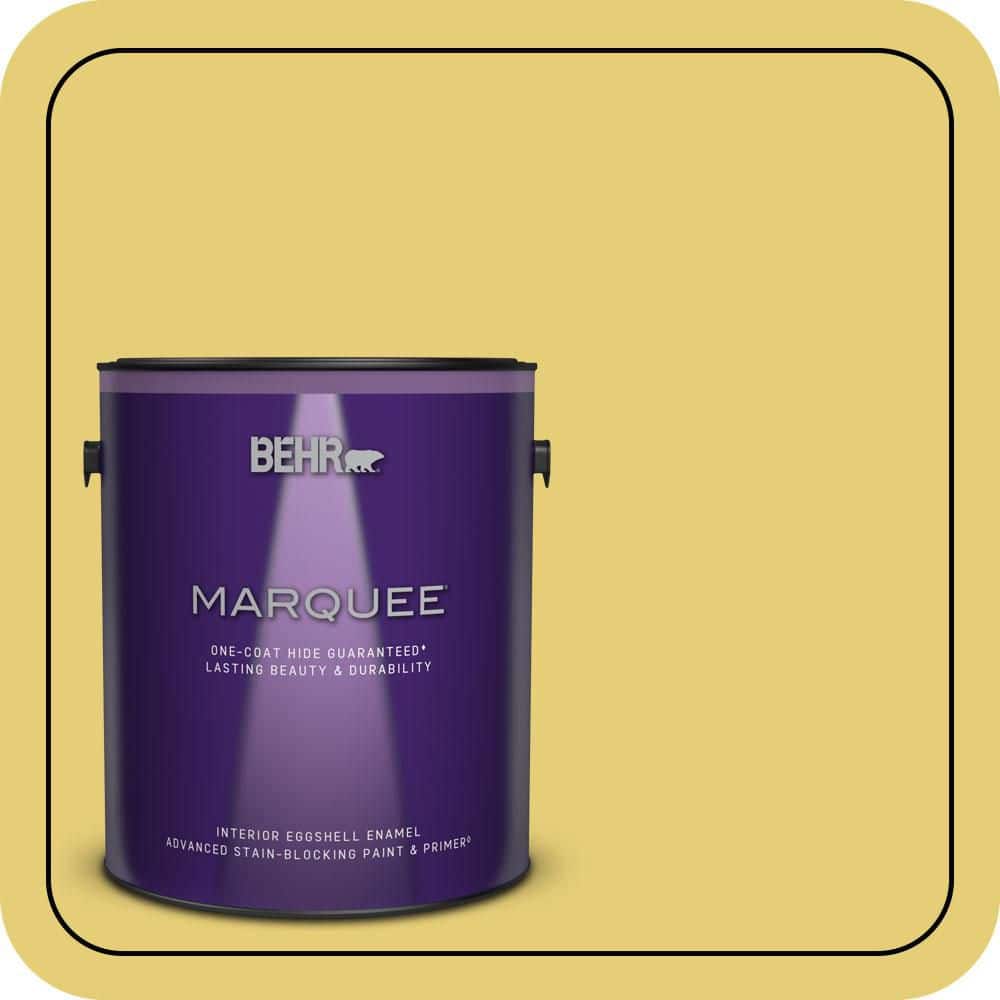 BEHR MARQUEE 1 gal. #P320-5 Green Papaya Eggshell Enamel Interior Paint & Primer