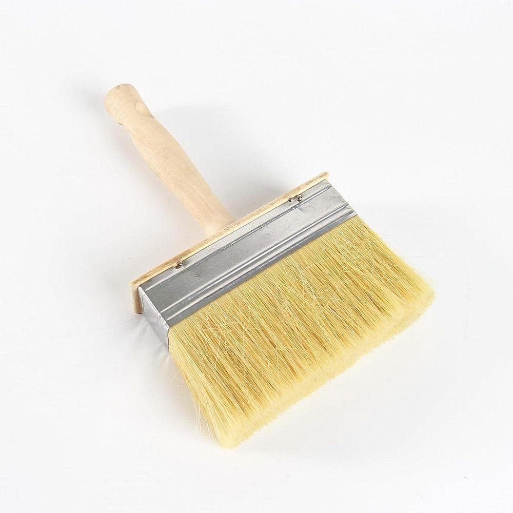 KIWDZFU 6 in. Wide Deck Stain Applicator Brush for Wood and Walls Large Fence and Furniture Paint Brush (1)