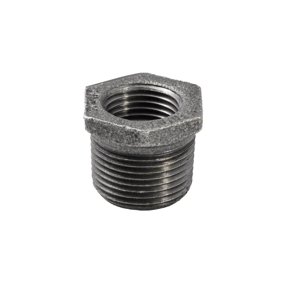Southland 3/4 in. x 1/2 in. Black Malleable Iron Bushing Fitting