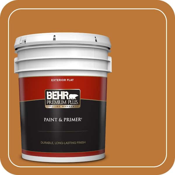BEHR PREMIUM PLUS #290D-7 Crispy Gingersnap Flat Low Odor & Primer (2)
