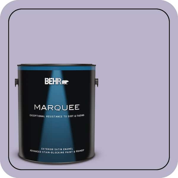 BEHR MARQUEE 1 gal. #S570-3 Bohemianism Satin Enamel Exterior Paint & Primer (2)