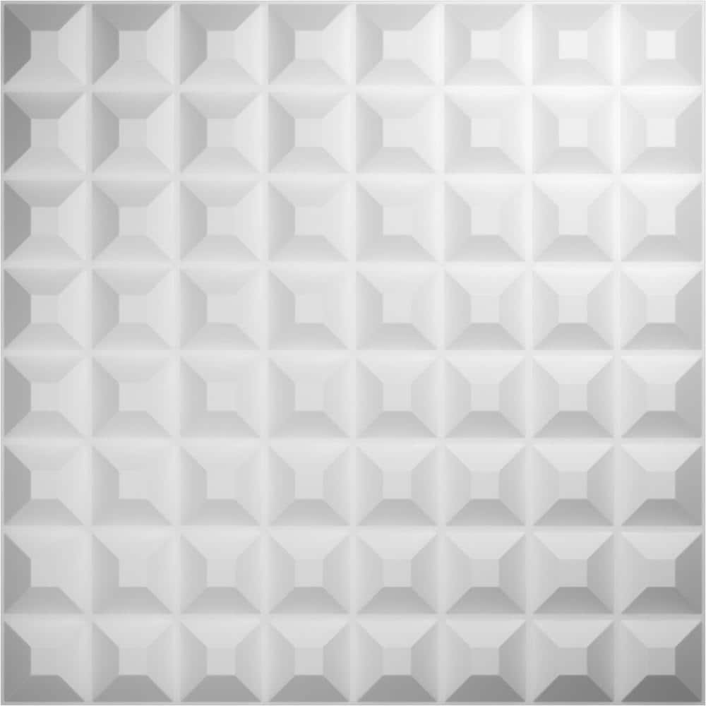 Ekena Millwork 19 5/8"W x 19 5/8"H Bradford EnduraWall Decorative 3D Wall Panel Covers Sq. for Sq. Ft.)