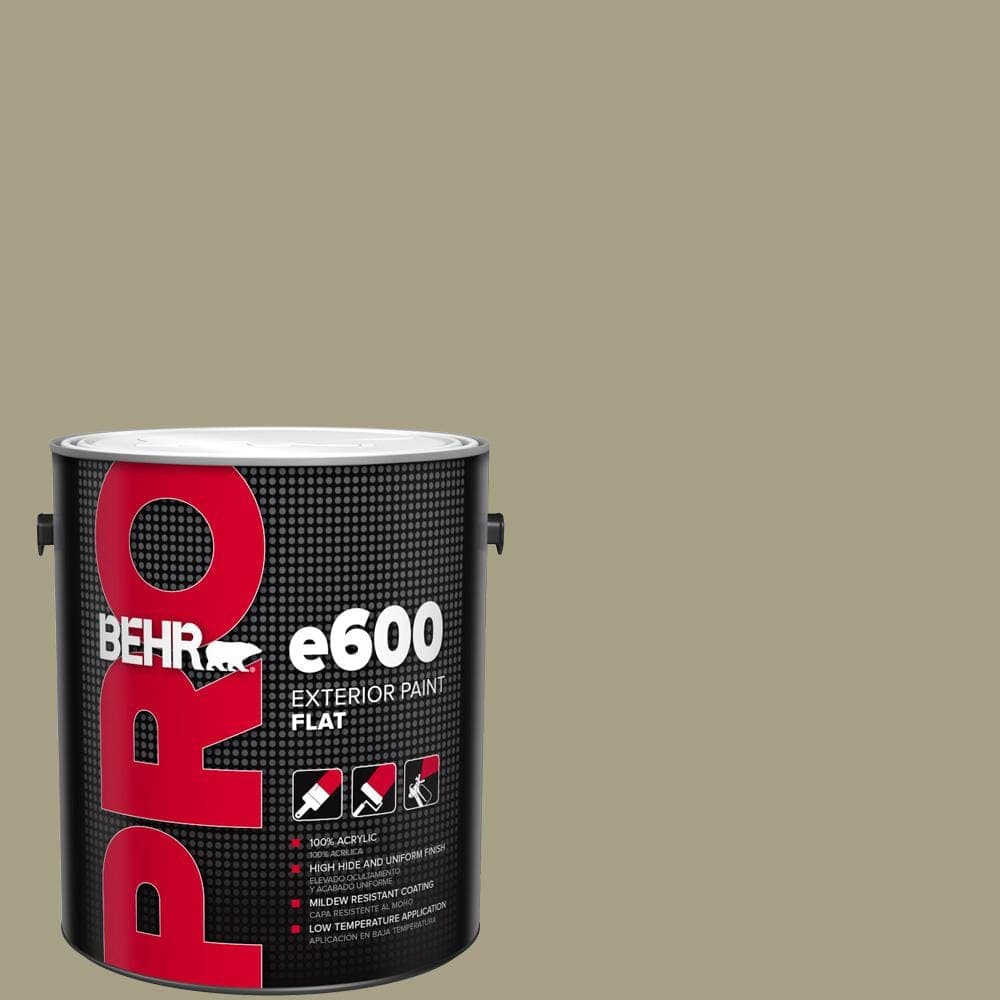 BEHR PRO 1 gal. #N340-4 Tent Green Flat Paint