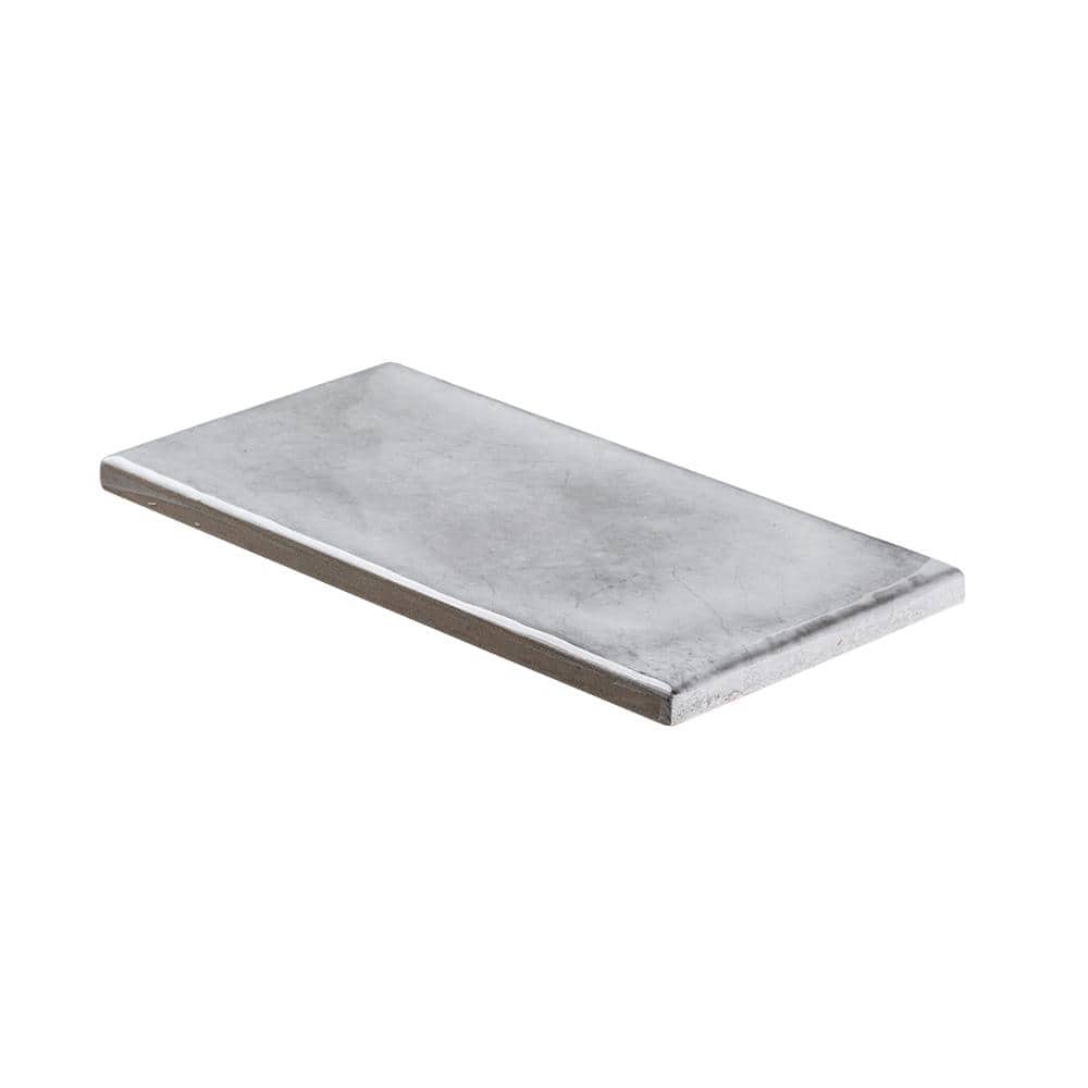 Jeffrey Court Gris Rustico 3 in. x 6 in. Glossy Textured Ceramic Wall Tile (0.125 sq. ft. /Each) (4)