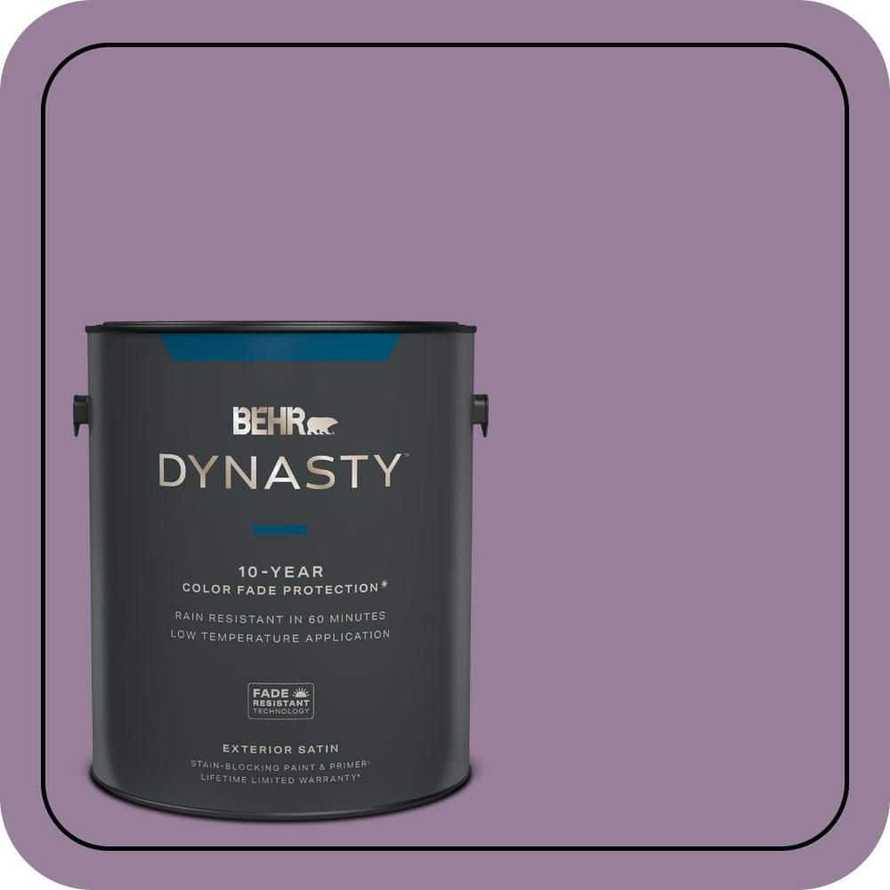 BEHR DYNASTY 1 gal. #670D-6 Mixed Berries Satin Enamel Exterior Stain-Blocking Paint & Primer