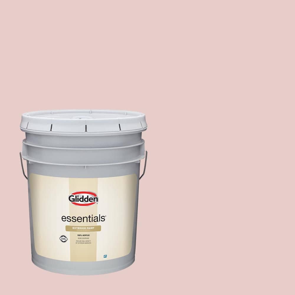 Glidden Essentials 5 gal. PPG1054-3 Whirligig Flat Exterior Paint