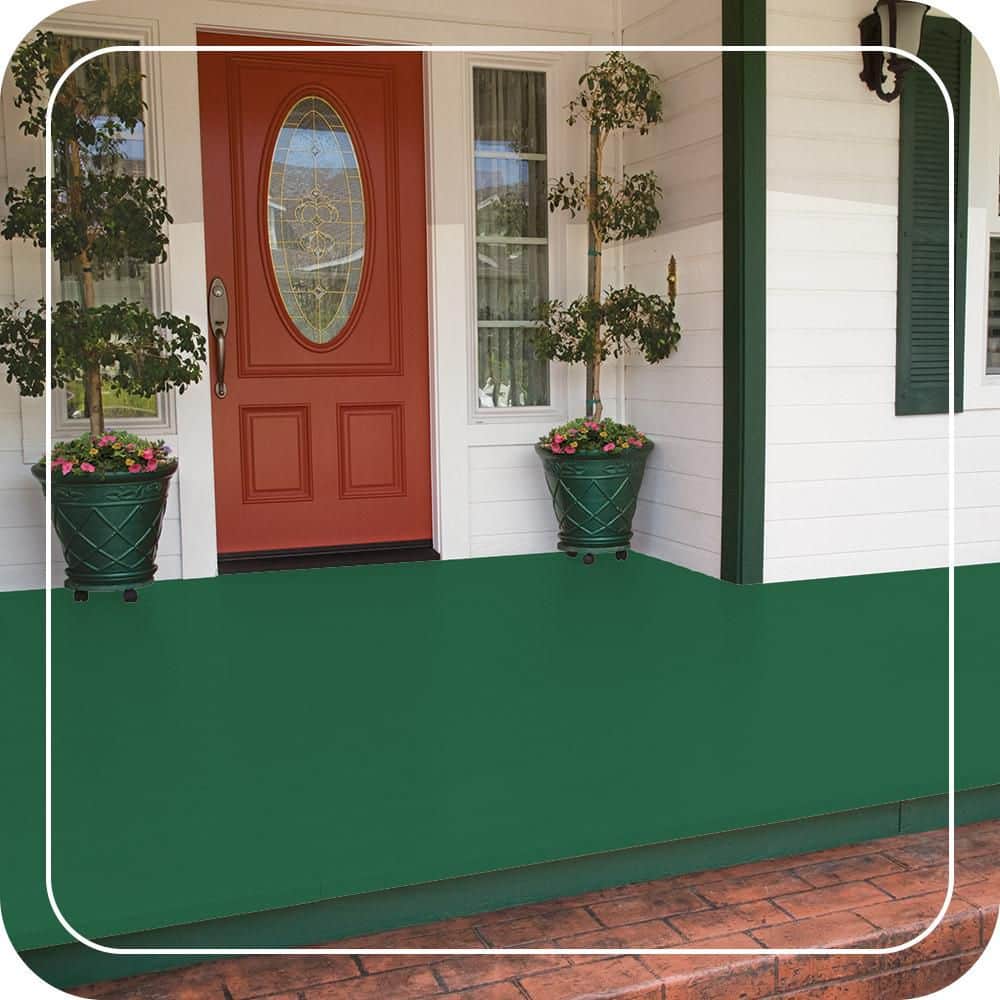 BEHR PREMIUM #P420-7 Low-Lustre Enamel Interior/Exterior Porch and Patio Floor Paint (2)
