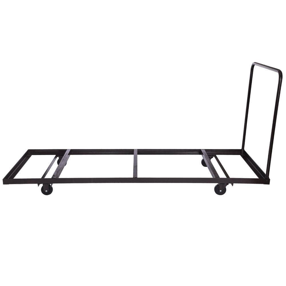 HAMPDEN FURNISHINGS Baldwin 96 in. 1100 lbs. Weight Capacity Powder Coated Steel Folding Table Dolly (3)