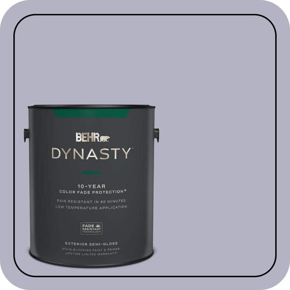 BEHR DYNASTY 1 gal. #640F-4 Fading Sunset Semi-Gloss Enamel Exterior Stain-Blocking Paint & Primer