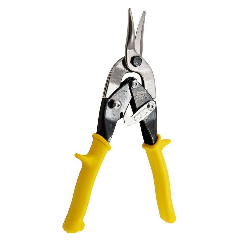 ToolPro 1.25 in. Straight-Cut Aviation Snip for 18-Gauge to 23-Gauge Stainless Steel (2)