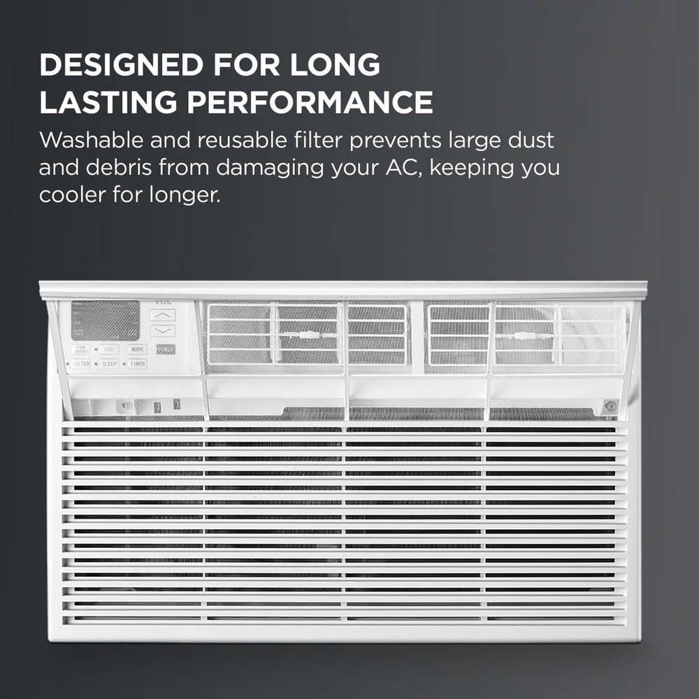 TCL 12,000 BTU (DOE) Through-the-Wall Air Conditioner Cools 550 sq. ft. with Remote and Wi-Fi Enabled in White (2)
