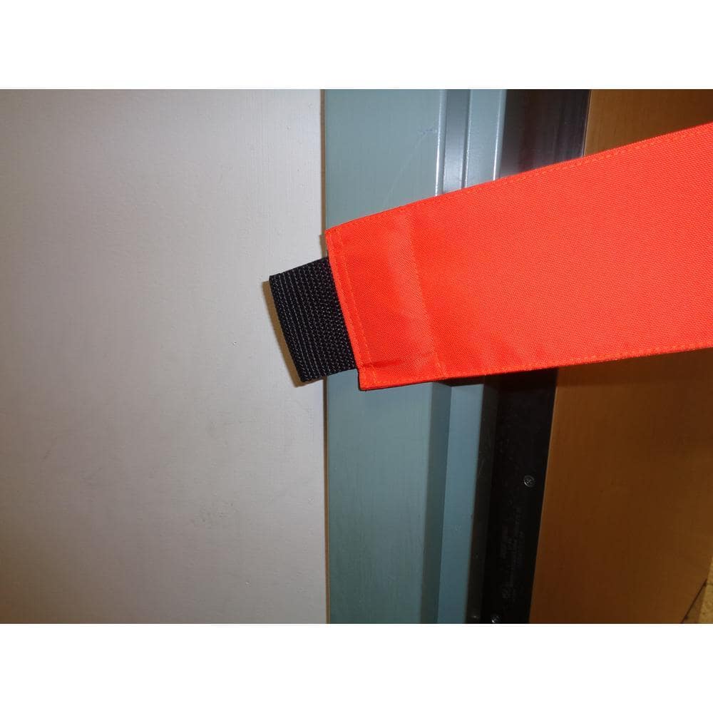 Magnetic Door Barrier Nylon Safety Barrier with Magnetic Ends Closed for Maintenance Imprint Fits up to a Standard 36 in. W Doorway (3)