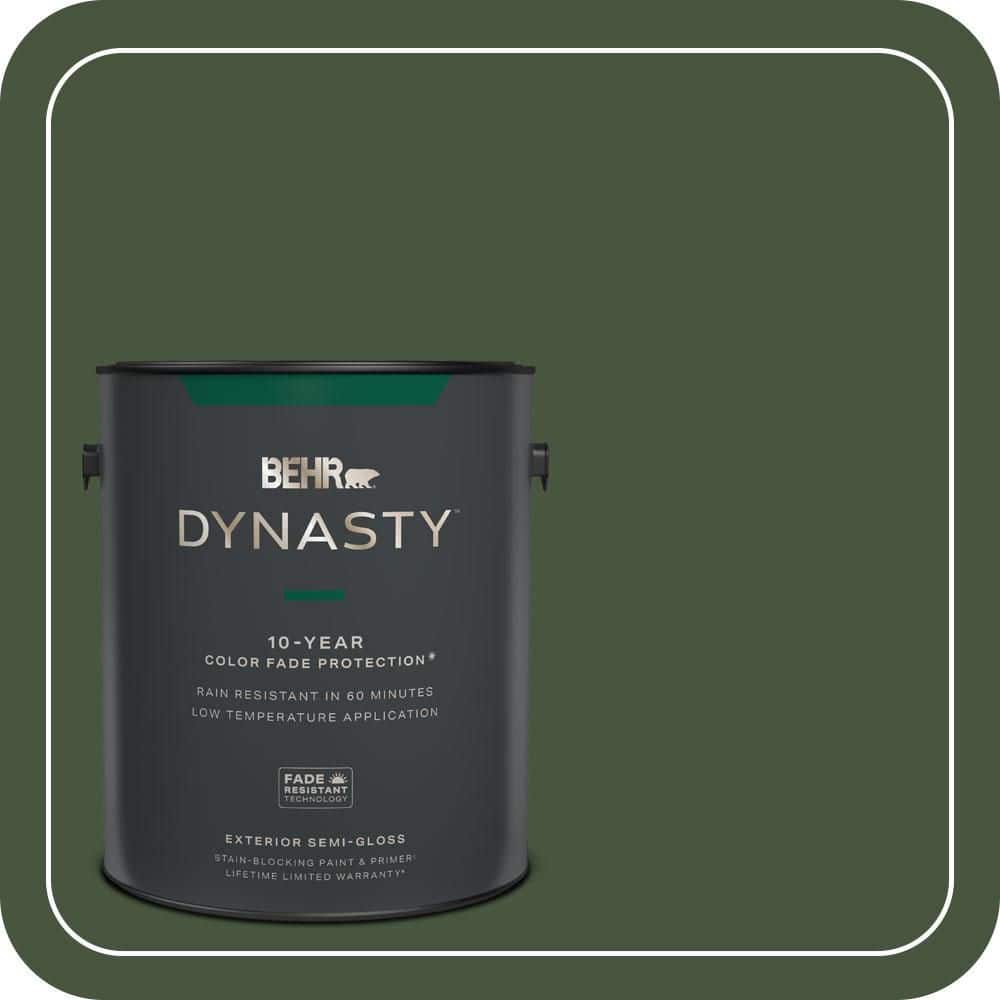 BEHR DYNASTY 1 gal. #MQ6-49 Chard Semi-Gloss Exterior Stain-Blocking Paint & Primer