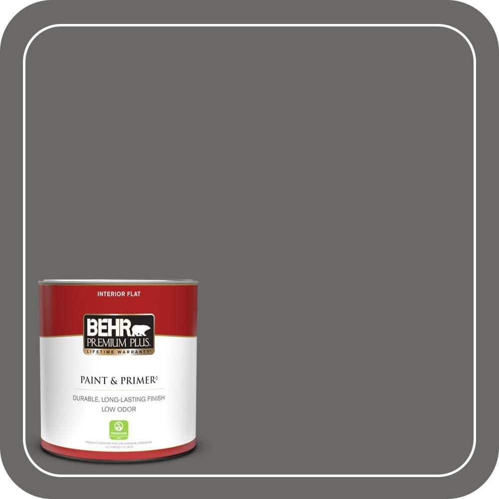 BEHR PREMIUM PLUS 1 qt. #T11-5 Not so Innocent Flat Low Odor Interior Paint & Primer (1)