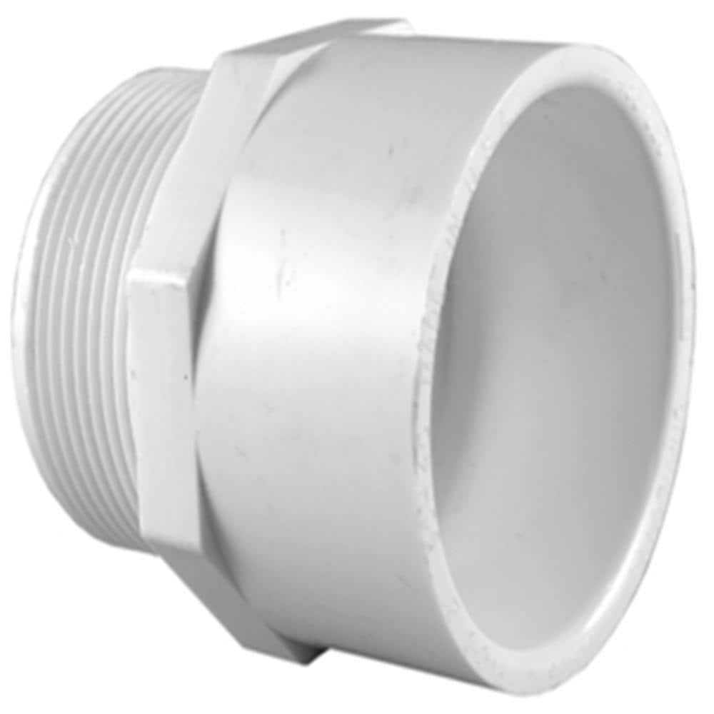 Charlotte Pipe 1 in. x 1 in. Schedule 40 Male Pipe Thread x Male Adapter