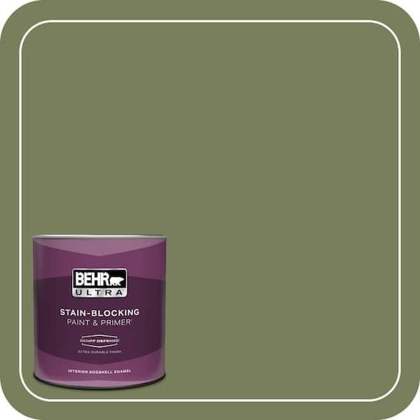 BEHR PREMIUM PLUS #410F-6 Grape Vine Enamel Low Odor & Primer (3)