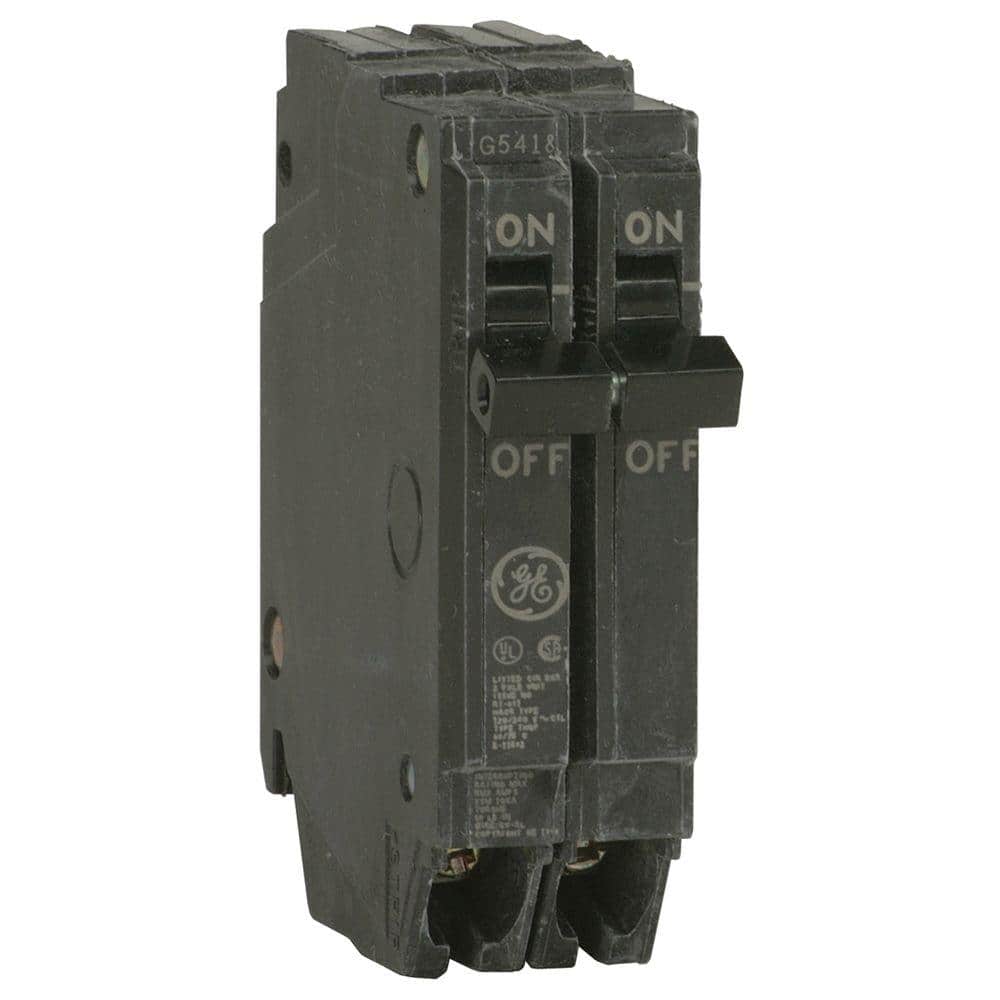 GE Q-Line 20 Amp 1 in. Double-Pole Circuit Breaker (THQP220)