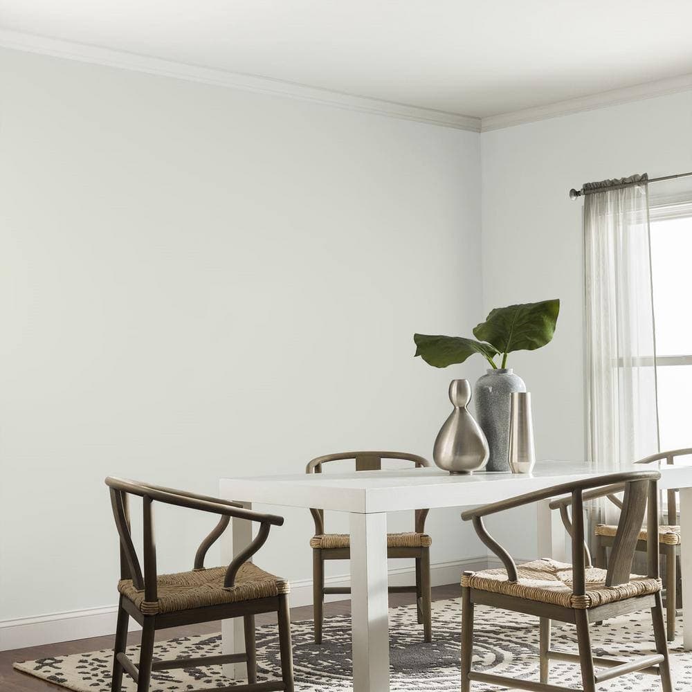 Glidden Premium 1 gal. PPG1128-1 Anonymous Satin Interior Latex Paint (4)
