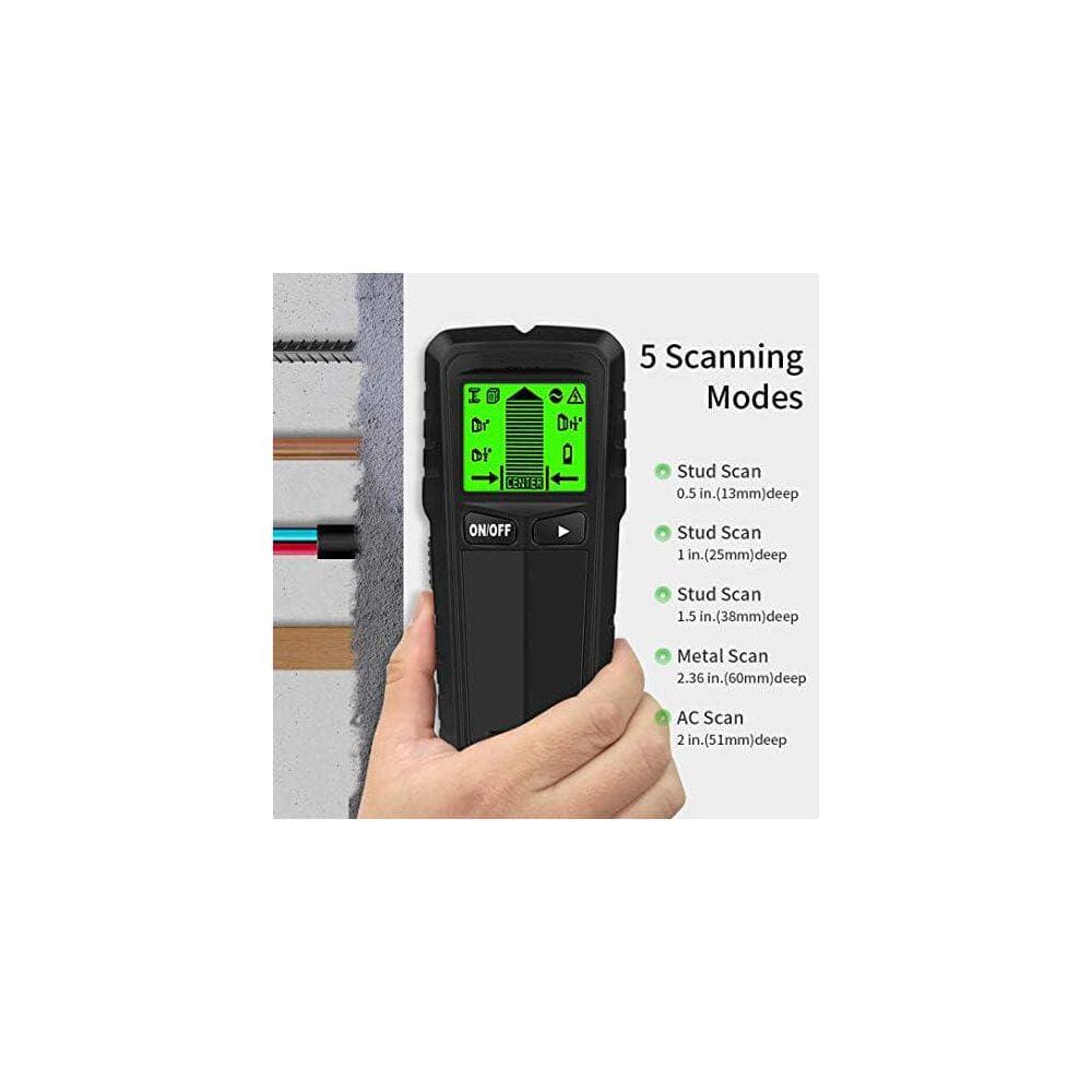 Unbranded Stud Finder Wall Scanner 5 in 1 Sensor Locator with LCD Display and Sound Warning for Wood AC Wire Metal Detection (3)