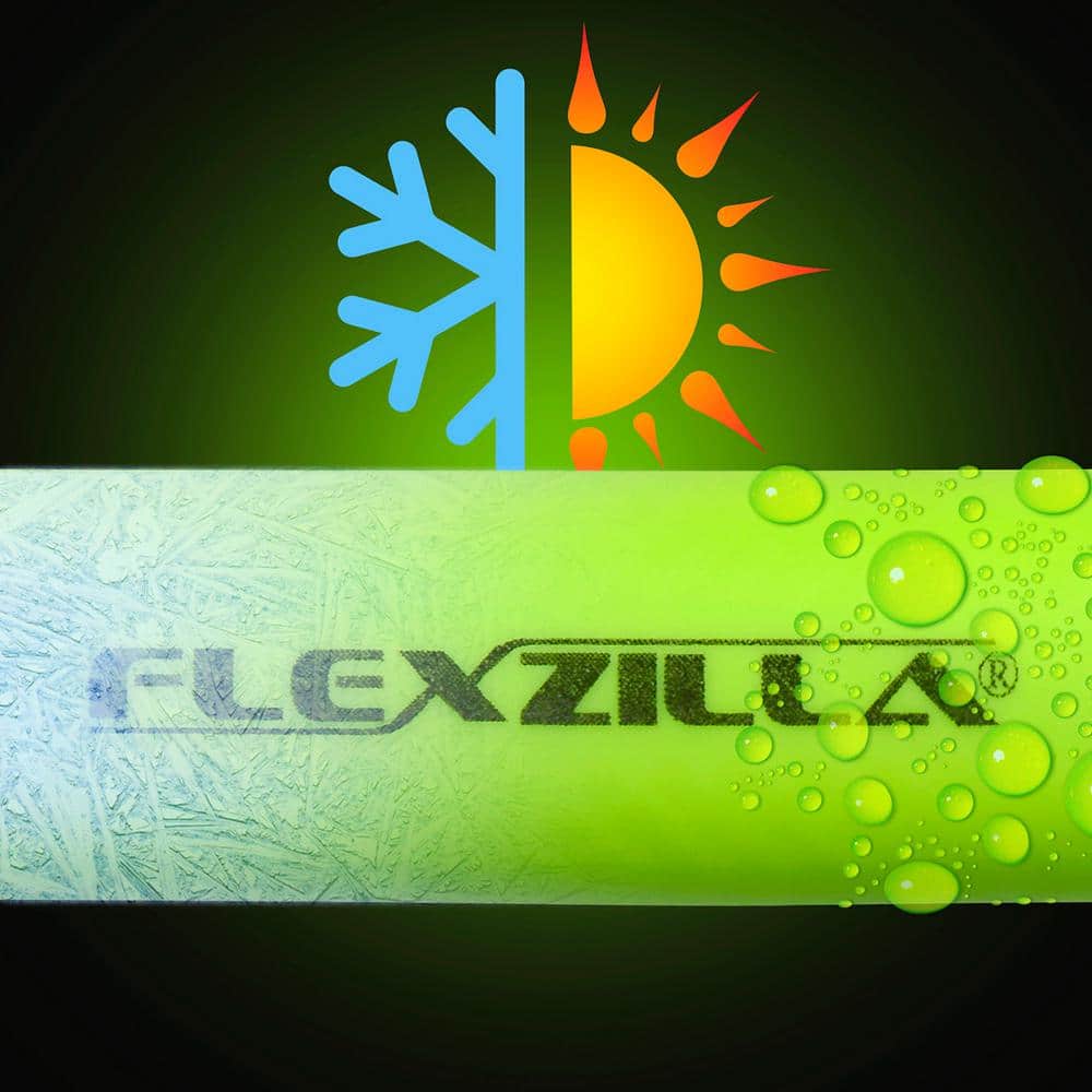 Flexzilla 3/8 in. x 50 ft. Air Hose with 1/4 in. MNPT Fittings (2)