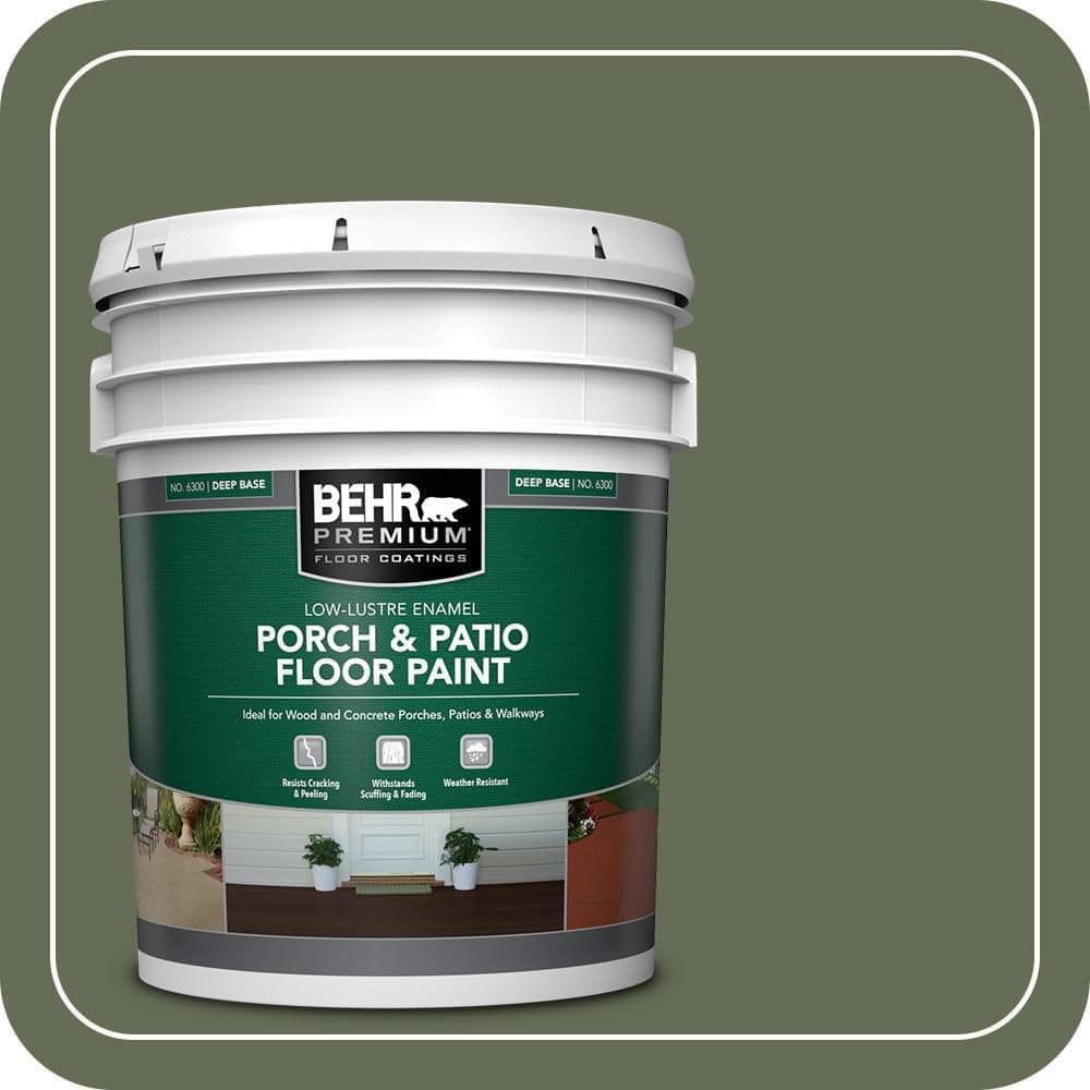 BEHR PREMIUM #ECC-38-3 Textured Low-Lustre Enamel Interior/Exterior Porch and Patio Anti-Slip Floor Paint (1)