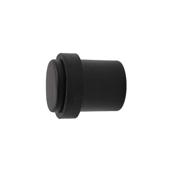 Everbilt Matte Black Round Floor Door Stop
