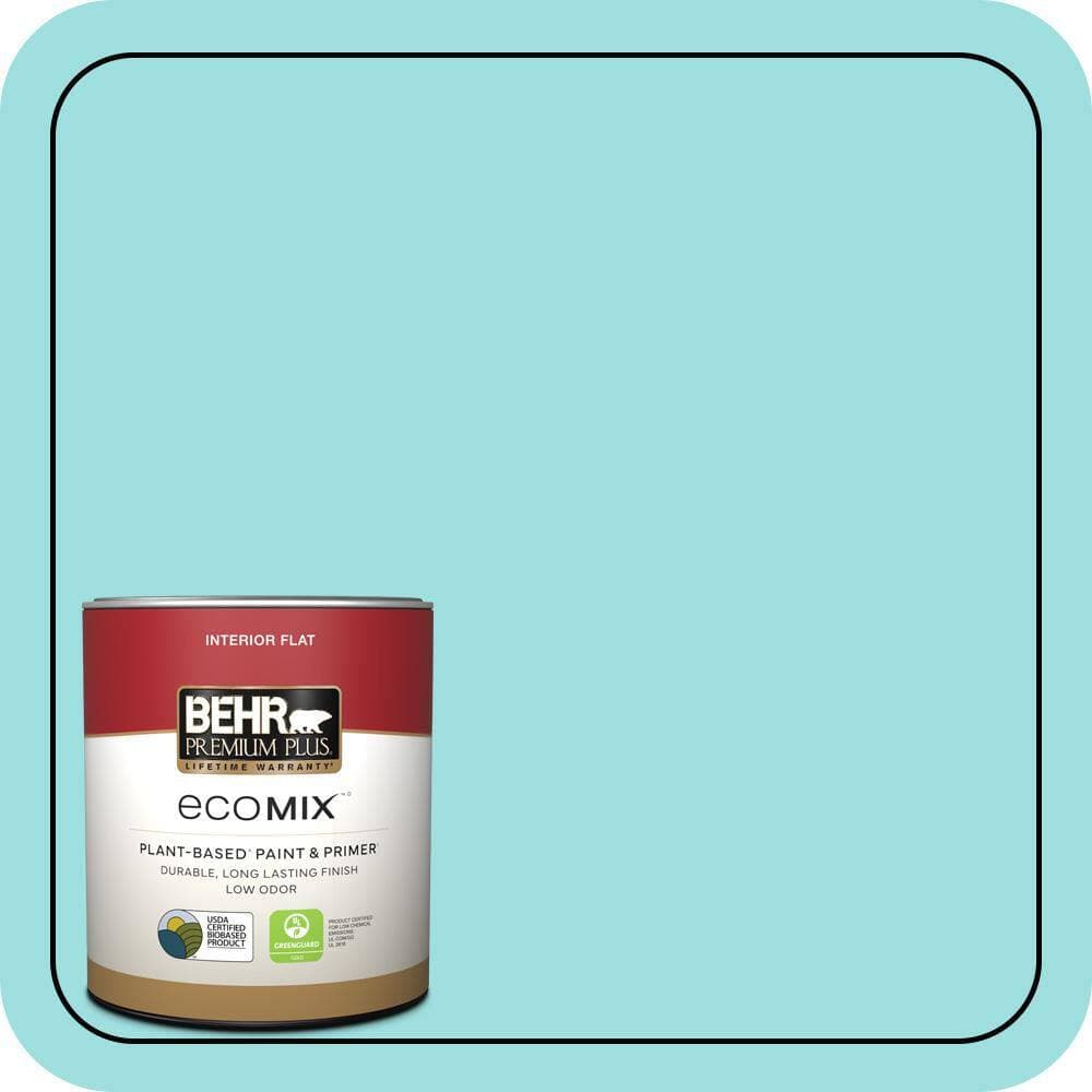 BEHR PREMIUM PLUS #P460-2 Tropical Waterfall Enamel EcoMix Plant-Based & Primer (1)
