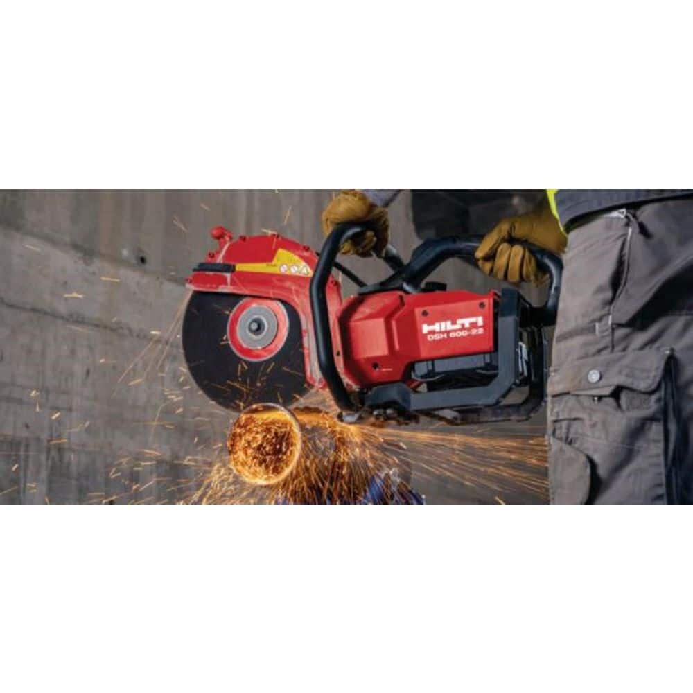 Hilti NURON DSH 600 22 in. x 12.8 in. x 15.6 in. 22V Cordless Brushless Li-Ion 12 in. Concrete Cut-Off Saw w/ SPX Metal Blade (2)