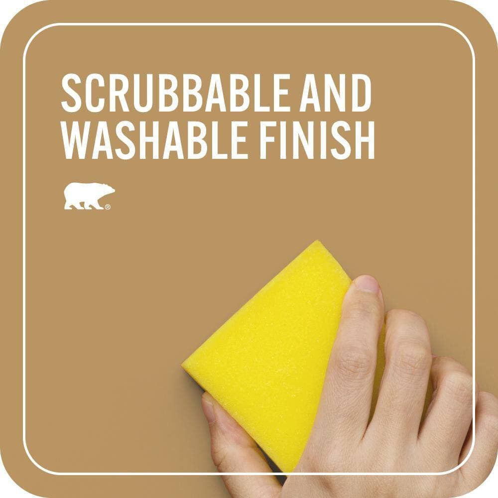 BEHR PREMIUM PLUS 8 oz. #S300-5 Spiced Mustard Eggshell Enamel Interior Paint & Primer Color Sample (3)