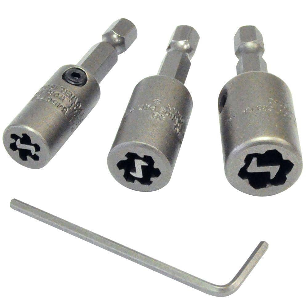 eazypower #6, #8, #10 1-Way/Rounded Removers (3-Piece)