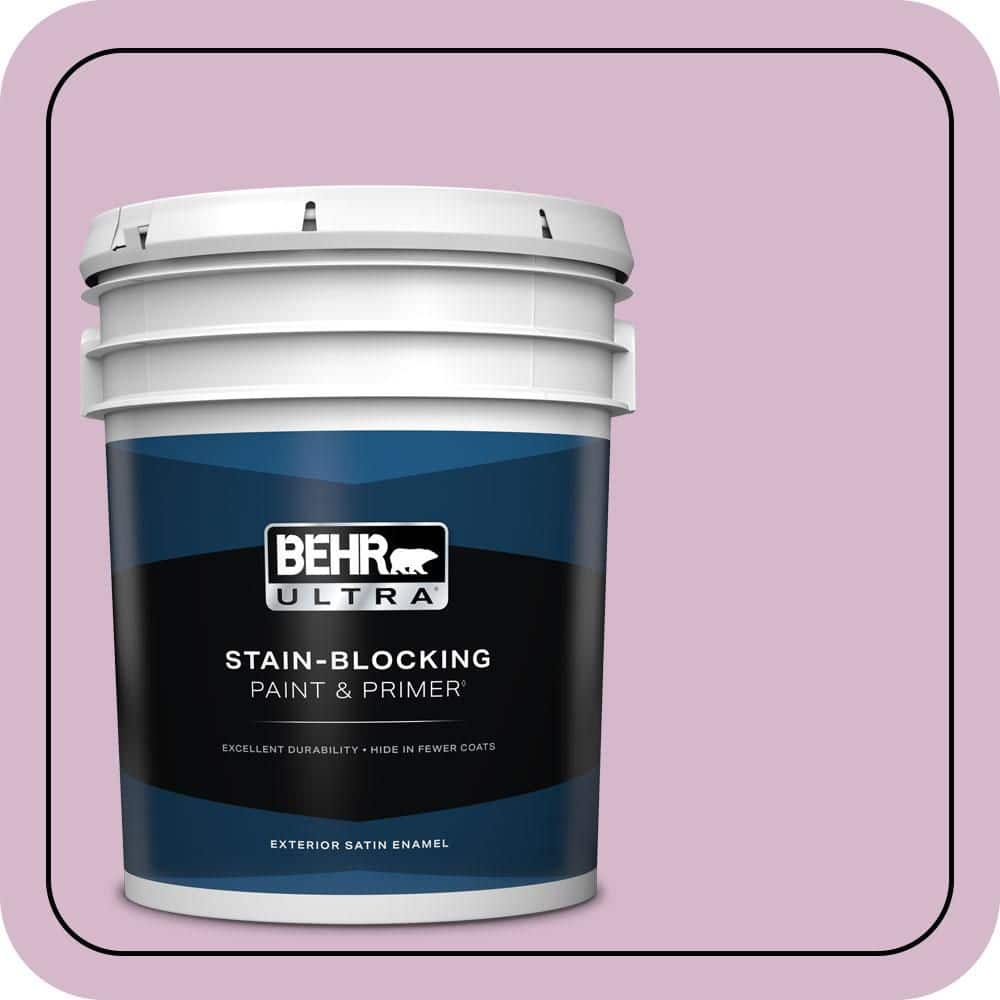 BEHR ULTRA 5 gal. #680D-4 Velvet Slipper Satin Enamel Exterior Paint & Primer