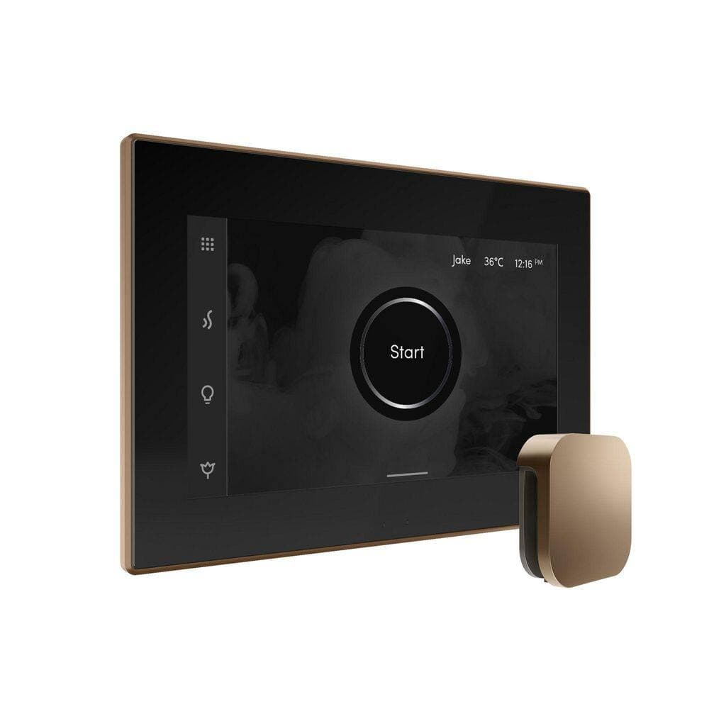 Mr. Steam XDream Steam Shower Control Package with iSteamX Control and Linear Steamhead in Black Nouveau Bronze (2)