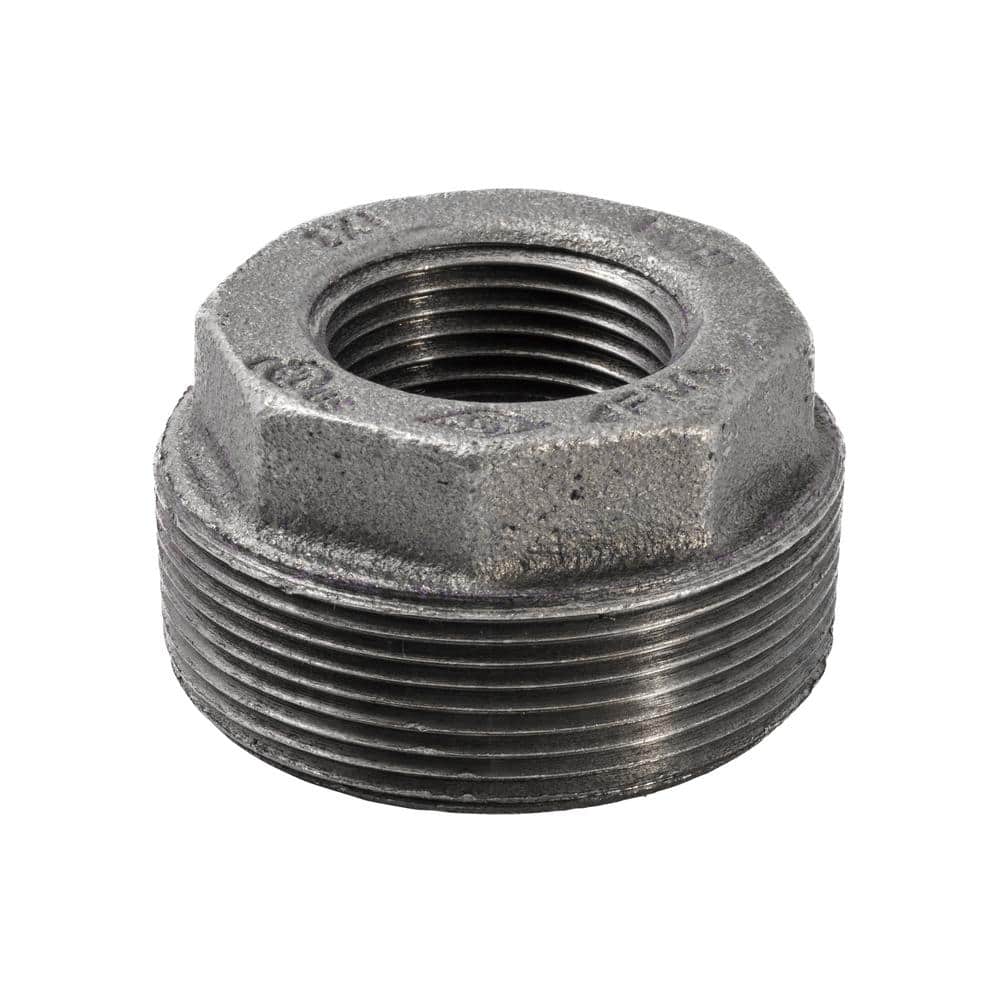 Southland 2 in. x 1 in. Black Malleable Iron Hex Bushing Fitting