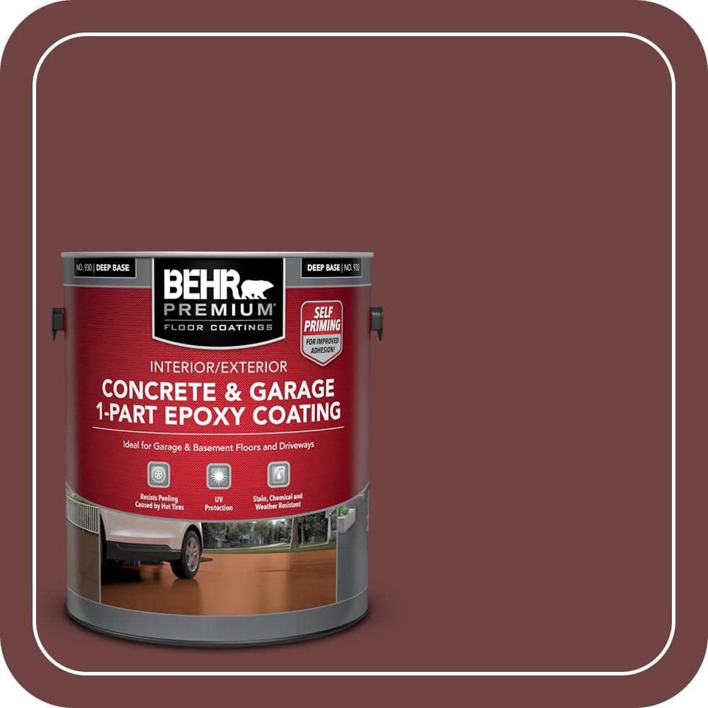 BEHR PREMIUM #AE-6 Self-Priming 1-Part Epoxy Satin Interior/Exterior Concrete and Garage Floor Paint (1)
