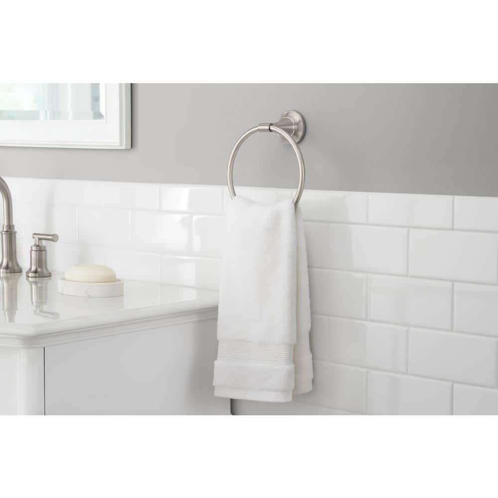 Glacier Bay Constructor Wall Mounted Towel Ring (2)