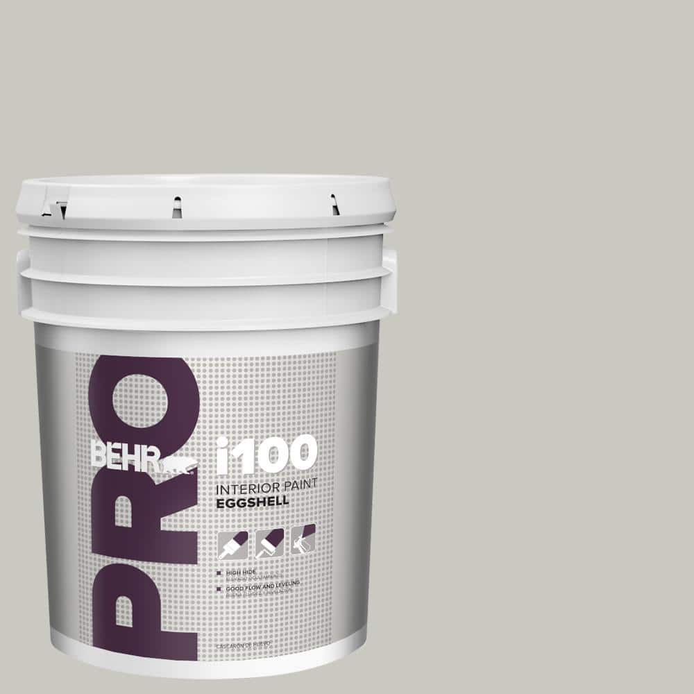 BEHR PRO 5 gal. #PPU24-12 Whitewash Oak Eggshell Interior Paint