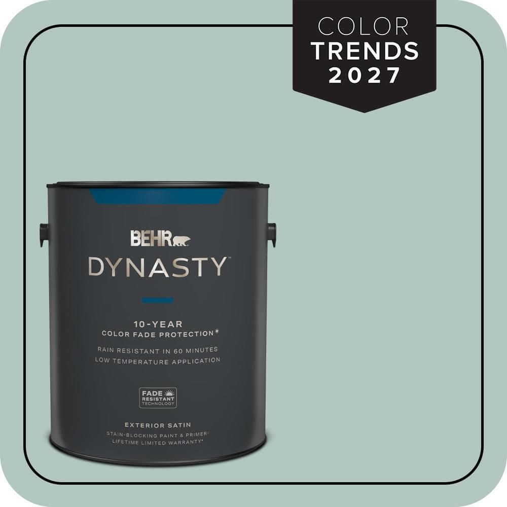 BEHR DYNASTY 1 gal. #S430-2 Fresh Tone Satin Enamel Exterior Stain-Blocking Paint & Primer
