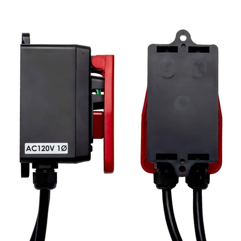 Adrinfly 120V Paddle Switch with 5.5 Ft Cord for Power Tools Emergency Stop Fits Table Saw Router Drill Press Bench Saw Black (3)