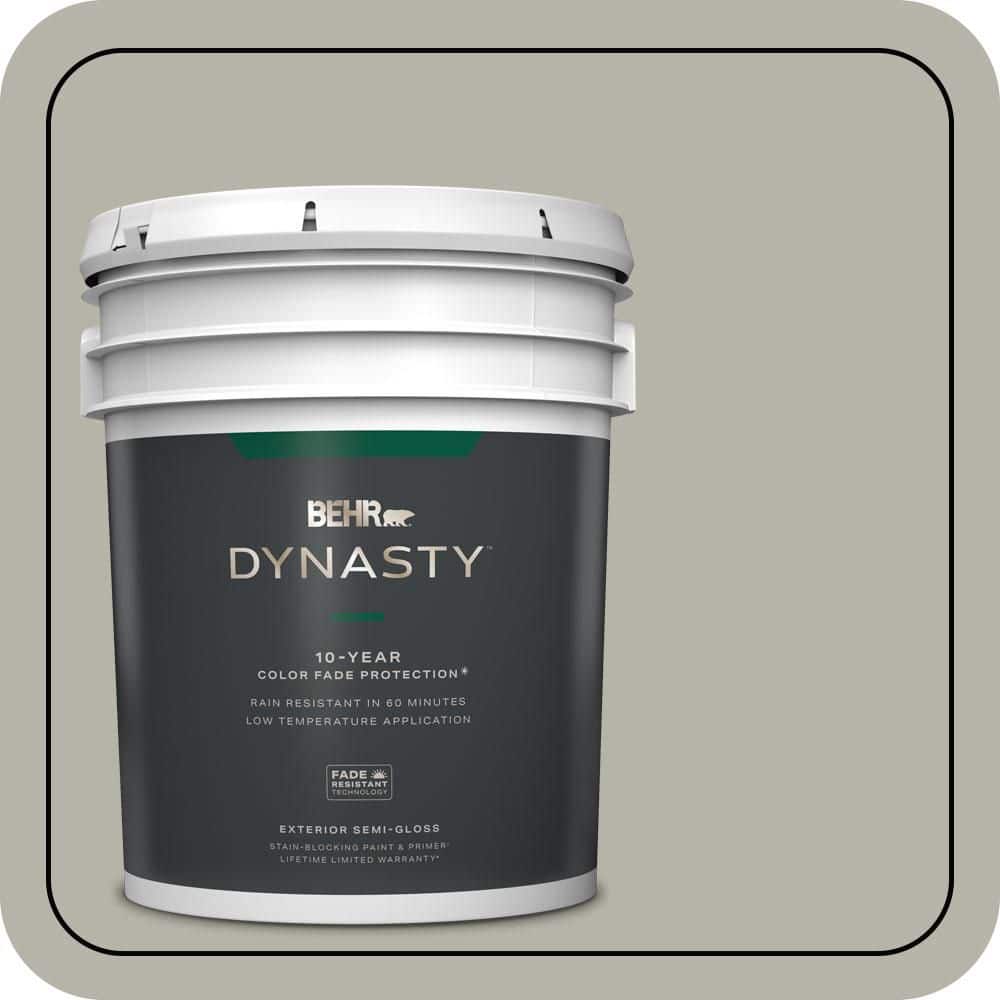 BEHR DYNASTY 5 gal. #PPU25-07 Arid Plains Semi-Gloss Enamel Exterior Stain-Blocking Paint & Primer