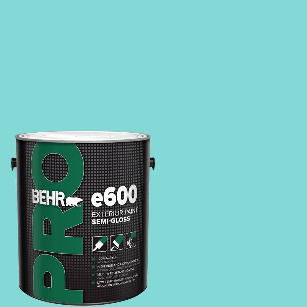 BEHR PRO 1 gal. #MQ4-22 Key Largo Semi-Gloss Exterior Paint