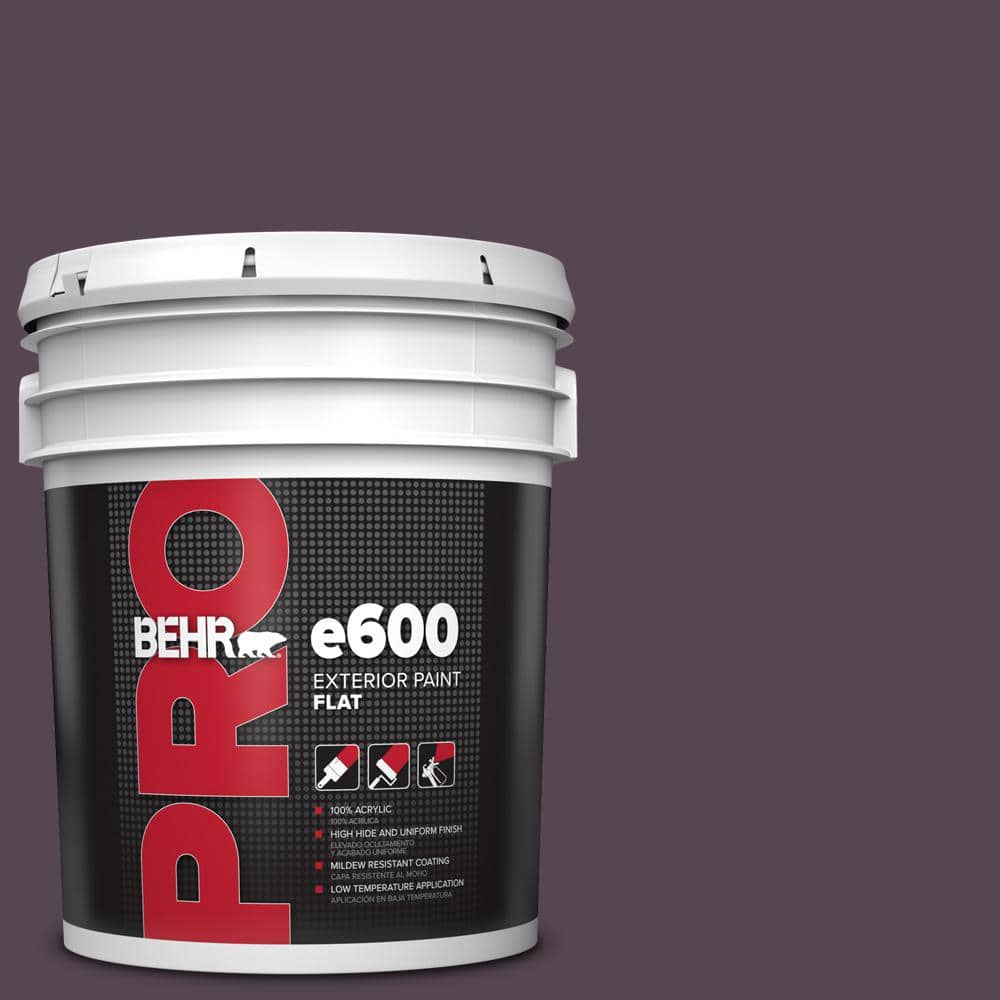 BEHR PRO 5 gal. #680F-7 Baritone Flat Exterior Paint