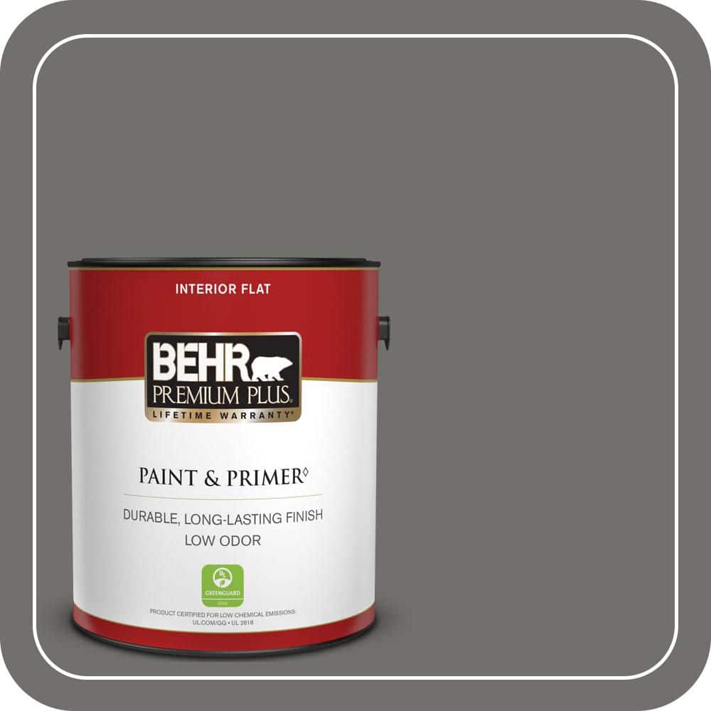 BEHR PREMIUM PLUS 1 gal. #PPU24-05 Ancestral Flat Low Odor Interior Paint & Primer