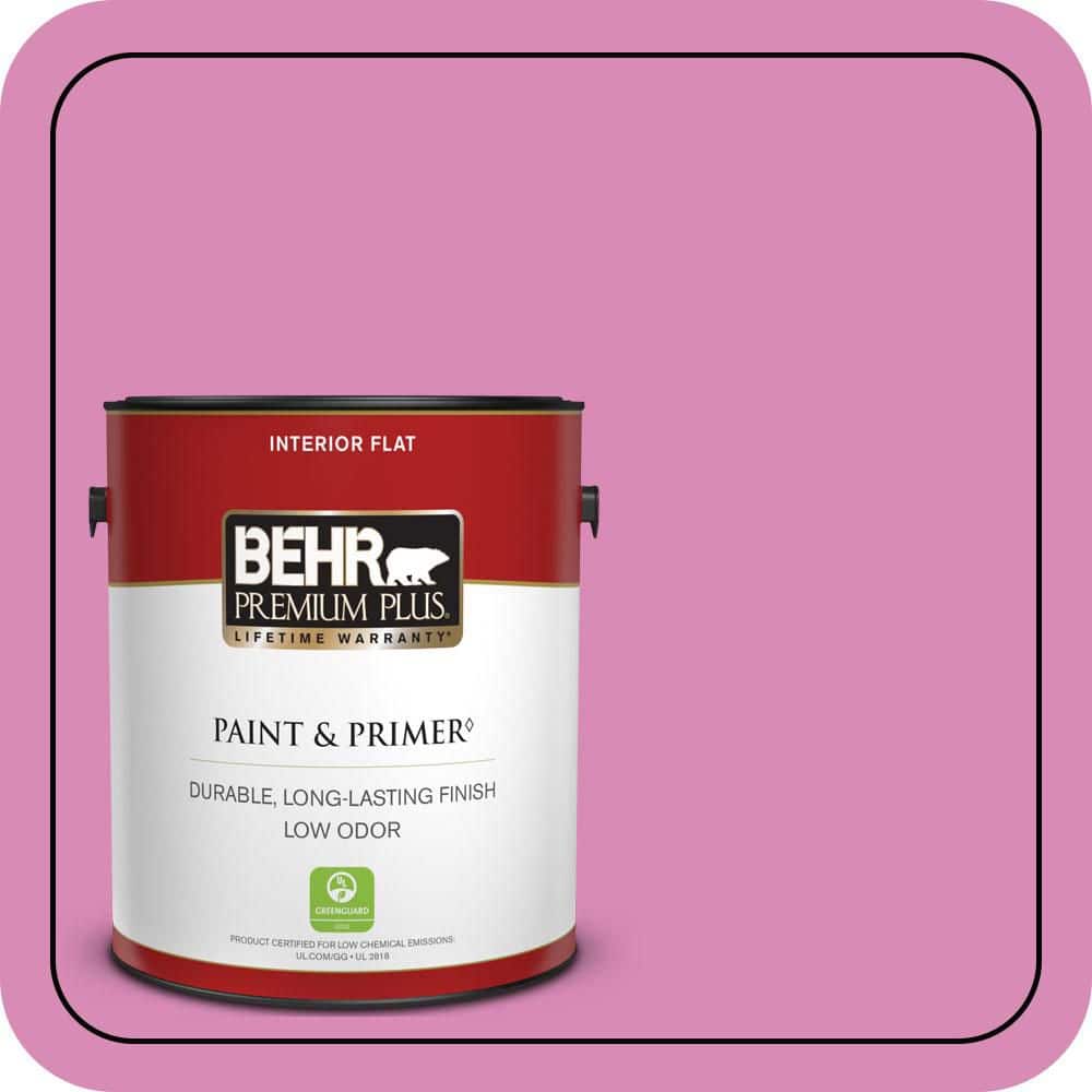BEHR PREMIUM PLUS 1 gal. #P120-3 High Maintenance Flat Low Odor Interior Paint & Primer