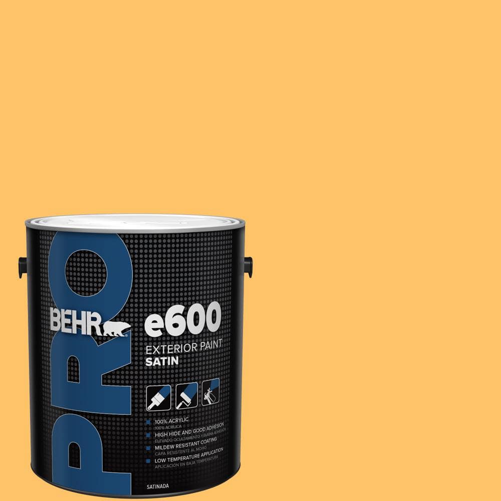 BEHR PRO 1 gal. #PPU6-06 Honey Locust Satin Exterior Paint