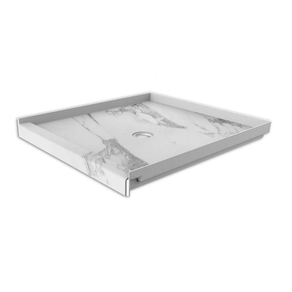 FlexStone 36 in. 36 in. Single Threshold Shower Base with Drain (1)