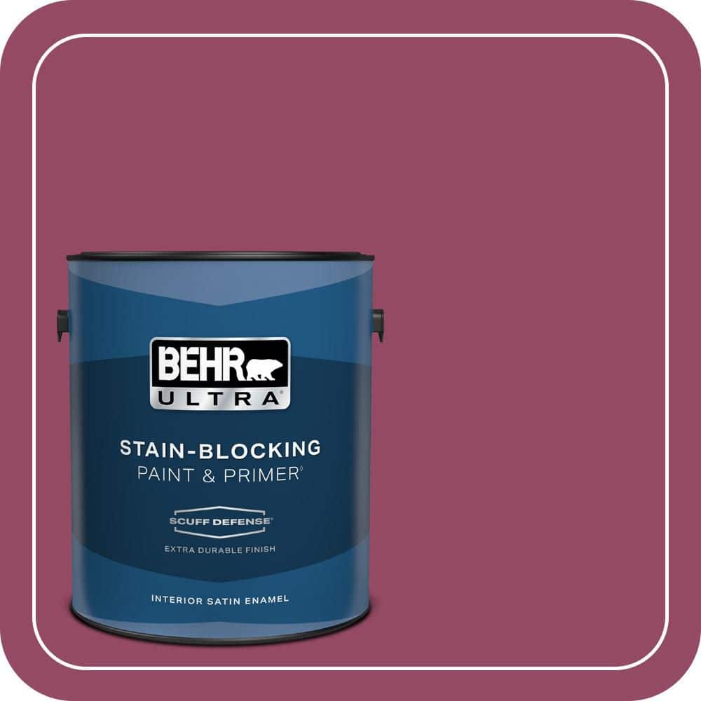 BEHR ULTRA 1 gal. #P120-7 Glitterati Extra Durable Satin Enamel Interior Paint & Primer