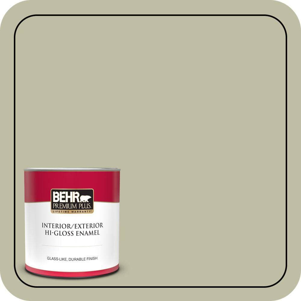 BEHR PREMIUM PLUS #PPF-24 Garden Lattice Enamel & Primer Color Sample (1)